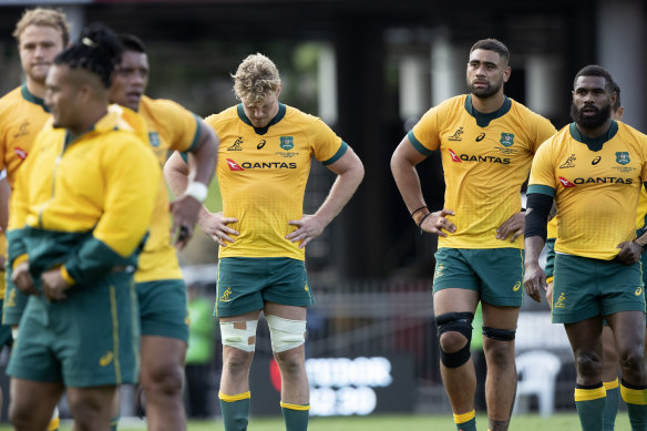 Coach Dave Rennie will expect plenty more from his Wallabies when the series resumes in Sydney on Saturday week.