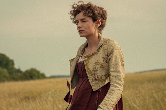 Emma Corrin as Elizabeth Bennet in the upcoming Netflix adaptation of Pride and Prejudice.