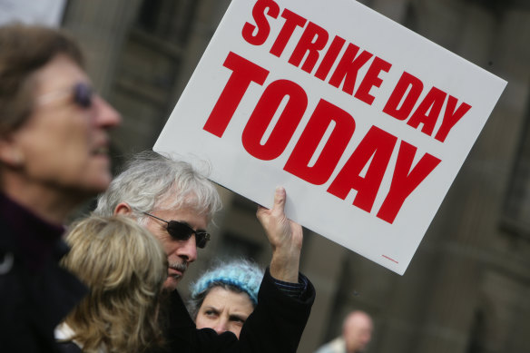 University staff in Queensland are set to walk off the job on Thursday.