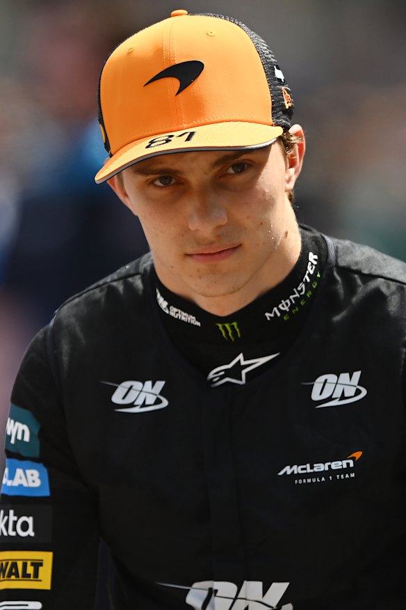 Close but not close enough: Oscar Piastri.