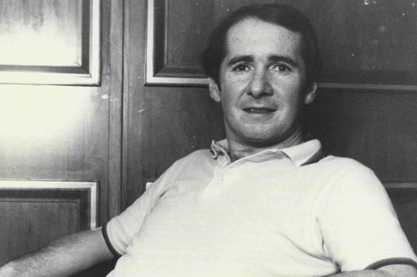 The real John Reid at Sydney's Sebel Town House in 1984.