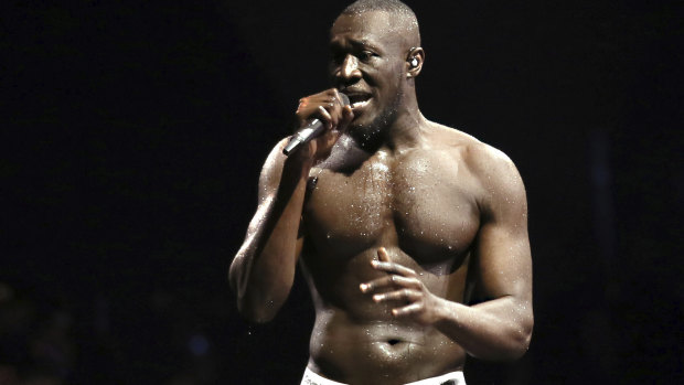 Grime artist Stormzy called out Theresa May at the Brit Awards.