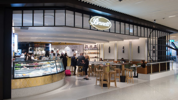 Iconic Melbourne cafe Brunetti has an expanded presence in the new dining area.