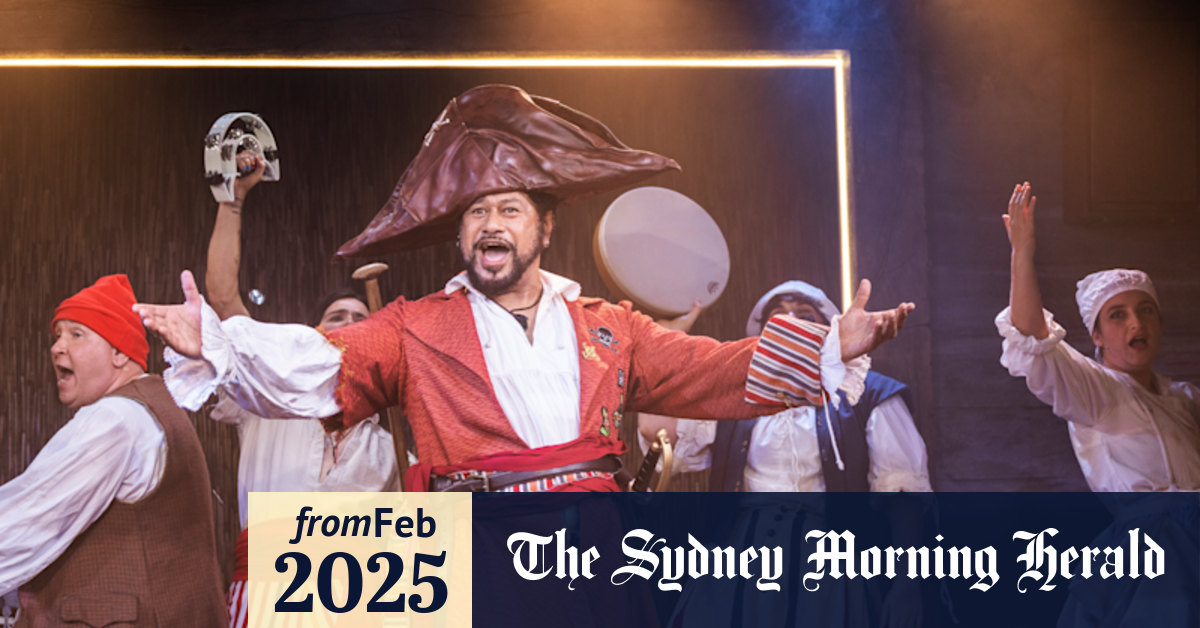 Squeezing this big show into a tiny theatre is a stroke of hilarious genius