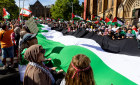 Sydneysiders march through the CBD  calling for a ceasefire in Gaza.