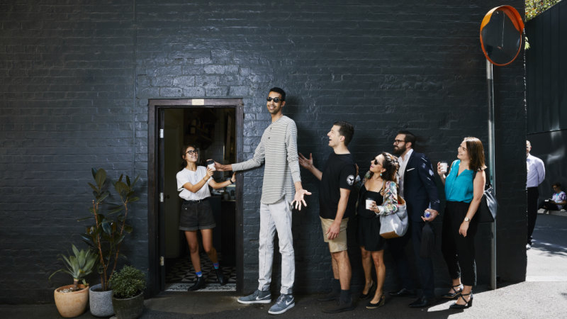 Small Business Banking >> Australia's tallest man Kewal Shiels is taking life in his stride Small Business Banking >> Australia's tallest man Kewal Shiels is taking life in his stride