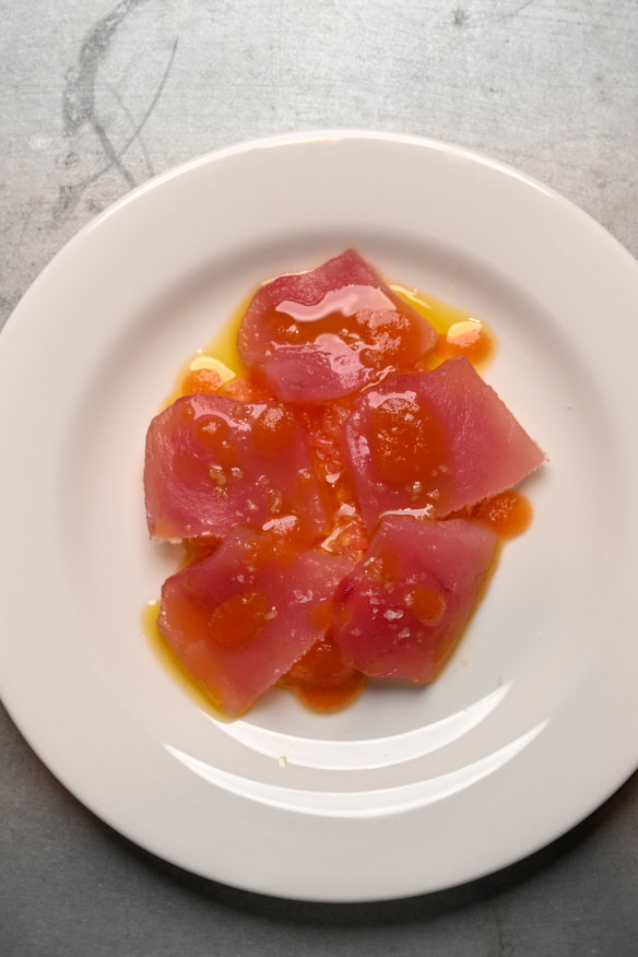 Smoked tuna.