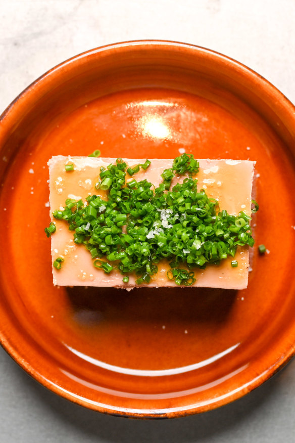 Chicken liver parfait.