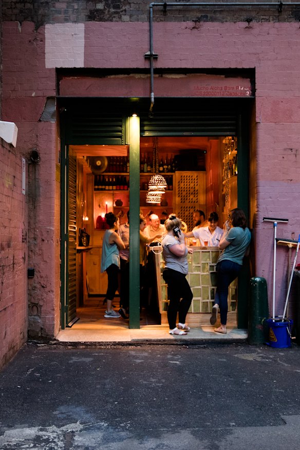 Outside Cantina OK! in the CBD.