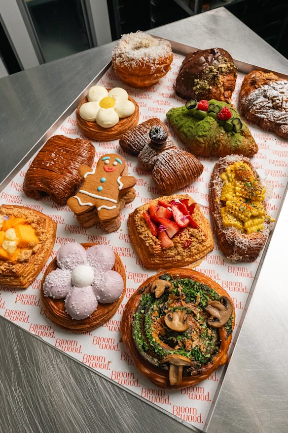 Assorted pastries at Bloomwood.