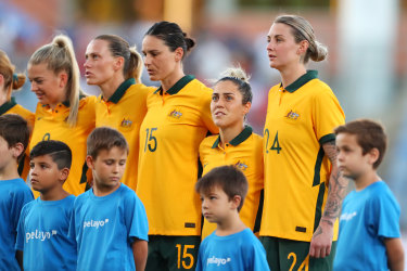 The Matildas lost 7-0 to Spain at the weekend and next face Portugal.