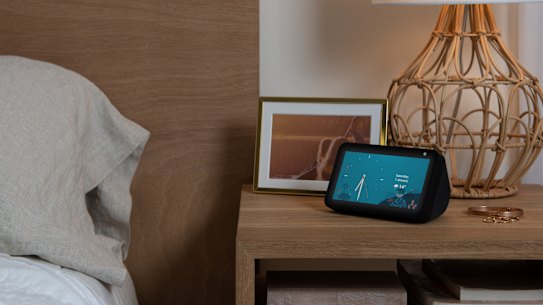 The smaller Echo Show will be much more at home on a bedside table.