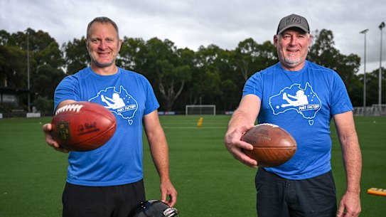 Sav Rocca and Darren Bennett will be watching the Super Bowl closely next week.