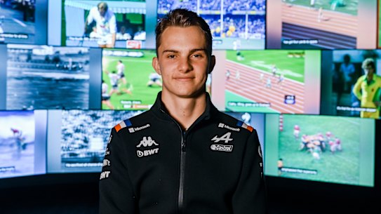 Centre of attention: Oscar Piastri.