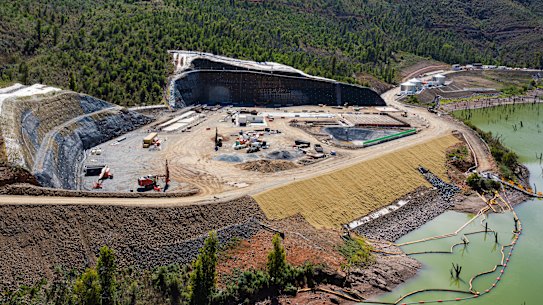 Snowy Hydro 2.0 ... it’s an uphill climb for the water pumped from the the Talbingo Reservoir.
