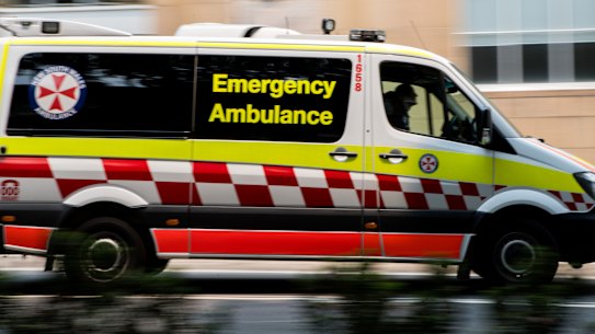 A five-year-old girl has had two of her fingertips severed and is undergoing emergency treatment after her hand became stuck in a carousel at a playground in Sydney’s inner west.