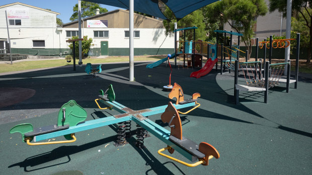 Pole Depot Park in Penshurst, where the 14-year-old was sexually assaulted in a toilet block.