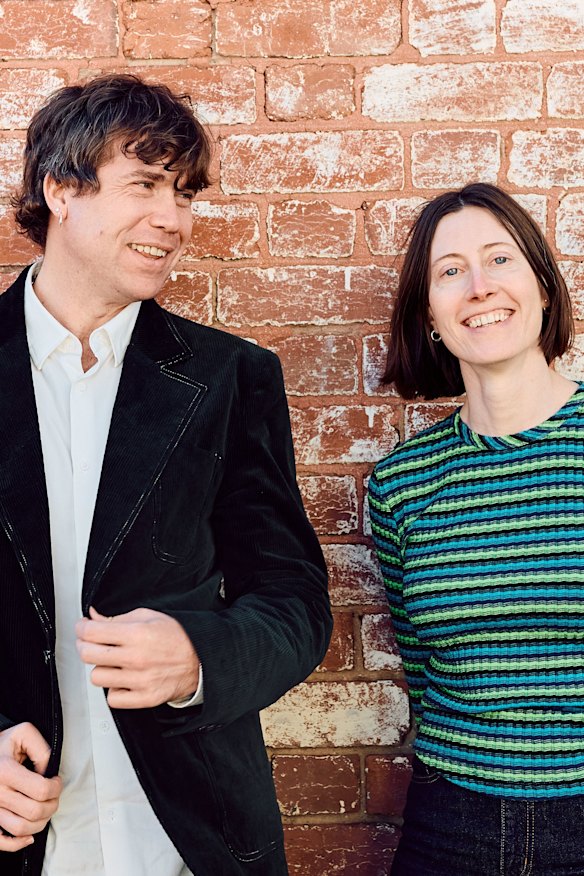 The Victorian Good Food Guide editors Frank Sweet and Emma Breheny.
