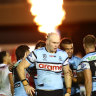 Sharks prop Tom Hazelton.