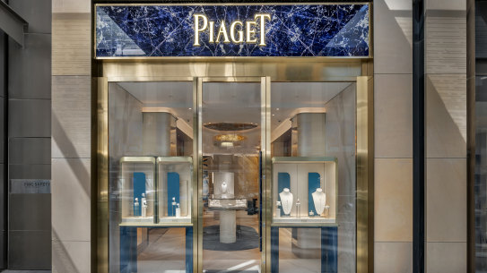 The new Piaget store at 84 King Street, Sydney