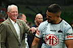 Wayne Bennett and Latrell Mitchell.