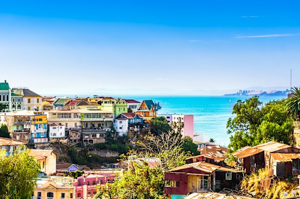 Valparaiso, full of colour.