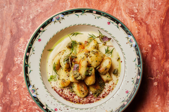 Gnocchi with parsnip and sumac