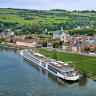 A Viking river cruiser at Les Andelys on the Seine – asking which river is best is like asking whether Brigitte Bardot or Catherine Deneuve is your favourite star of the silver screen.
