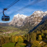 The cableway is 6.5 kilometres long and has only six supporting pylons.