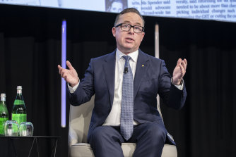 Qantas CEO Alan Joyce says hedging allows the company to adjust to higher fuel costs.