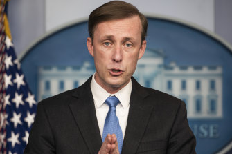 White House national security adviser, Jake Sullivan.