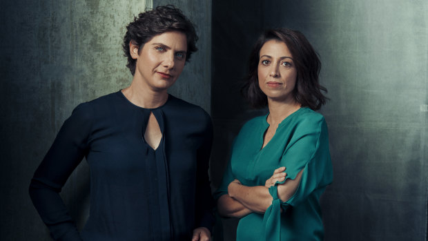Laura Ricciardi and Moira Demos, the creators of the documentary series <i>Making a Murderer</i>.