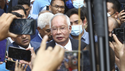 Former Malaysian Prime Minister Najib Razak was jailed last year for corruption.