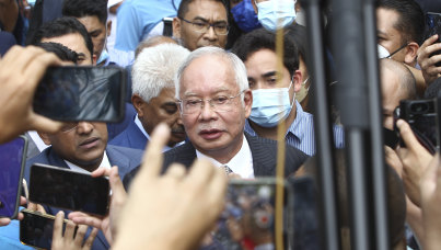 Former Malaysian prime minister Najib Razak was jailed for corruption last year.