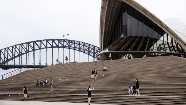 Tourist visits to the Sydney Opera House have dropped since the coronavirus outbreak. S&P Global says despite the economic hit, the nation's top credit rating is safe.