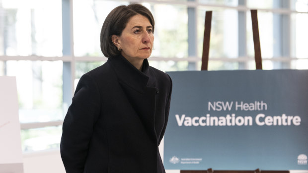 NSW Premier Gladys Berejiklian says people can take their time in deciding whether to have the COVID-19 jab.

