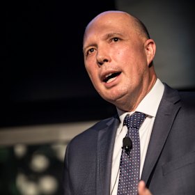 Questions to answer: Home Affairs Minister Peter Dutton.