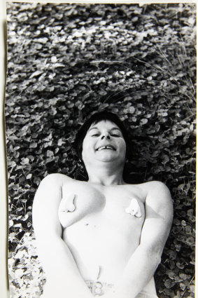 Pat Larter in a still from 'Armpats', 1979, from the Pat Larter archive.