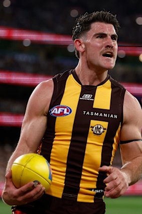 Jai Newcombe is now a Hawks co-captain alongside James Sicily.