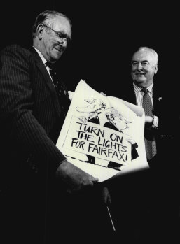 “This opportunity must be seized...” Fraser and Whitlam on October 27, 1991. 