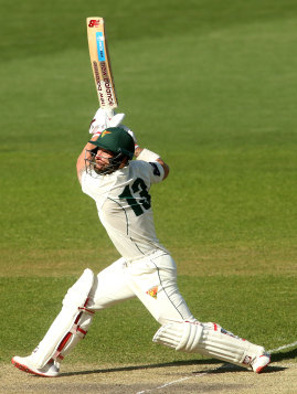 Matthew Wade in action for Tasmania.