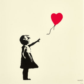 Banksy’s Girl with Balloon, 2004.