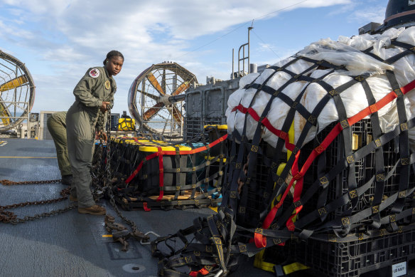 Material recovered from the China spy balloon shot down over South Carolina this month.