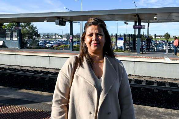 Saqia Sarwat said she sometimes took an $80 Uber ride to her CBD office because of infrequent trains from her nearest station, in Tarneit.  
