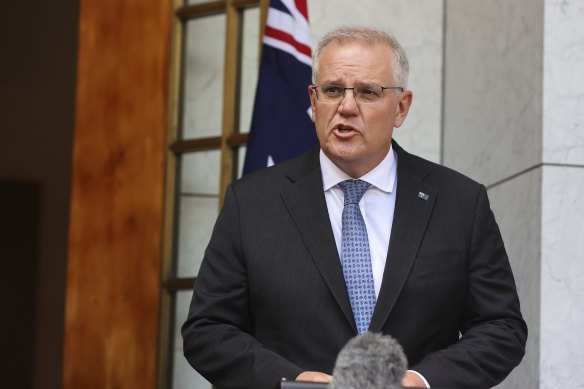 Prime Minister Scott Morrison.