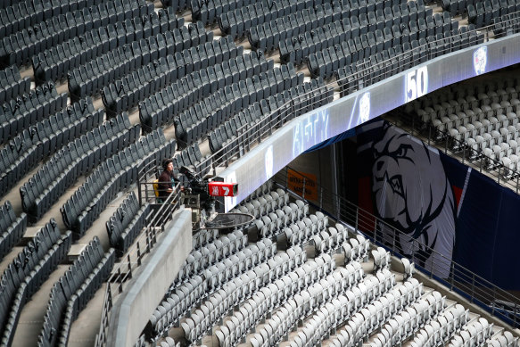 For most games last year, the grandstands were barren.