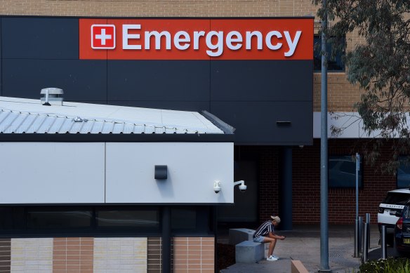 The new emergency department building at the Bankstown-Lidcombe Hospital.