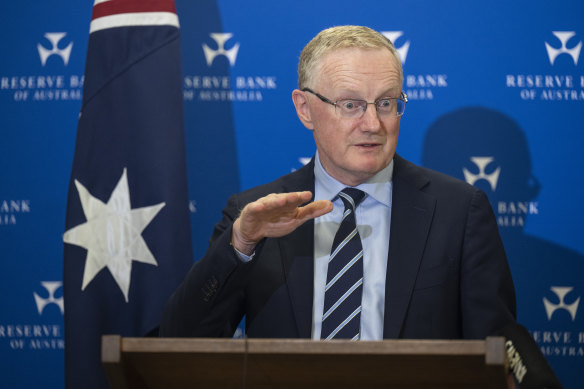 RBA governor Philip Lowe.