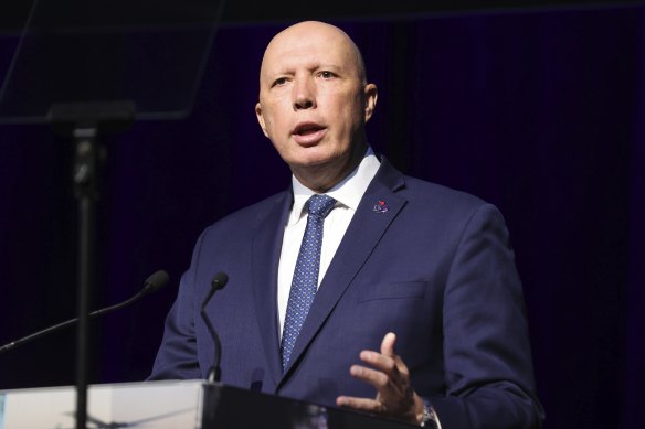 Defence Minister Peter Dutton.