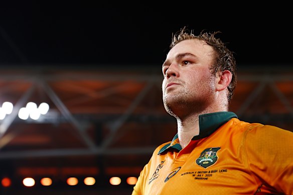 Wallabies skipper Harry Wilson. 